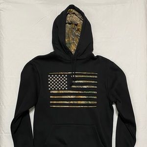 Buckwear Camo American Flag Hoodie